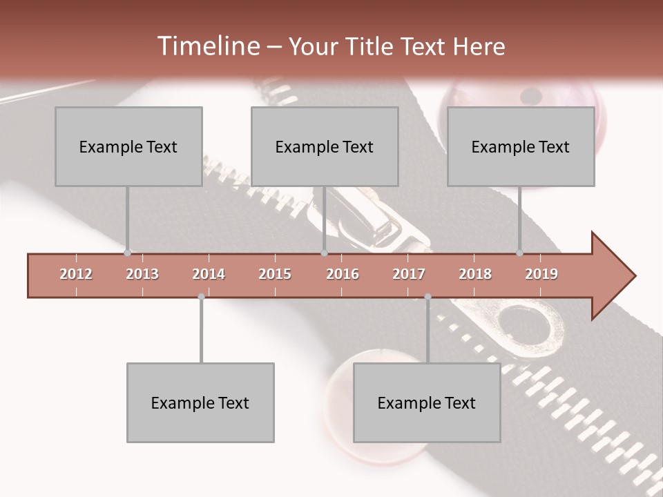 Sew Linen Needlework PowerPoint Template