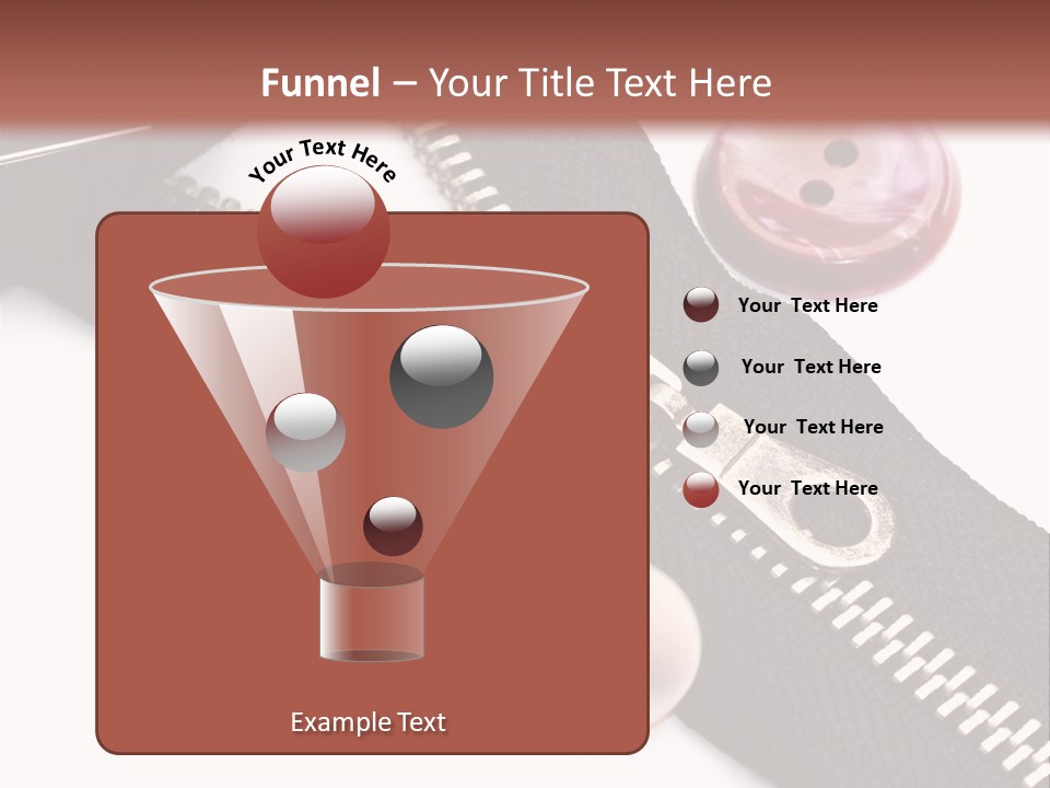 Sew Linen Needlework PowerPoint Template