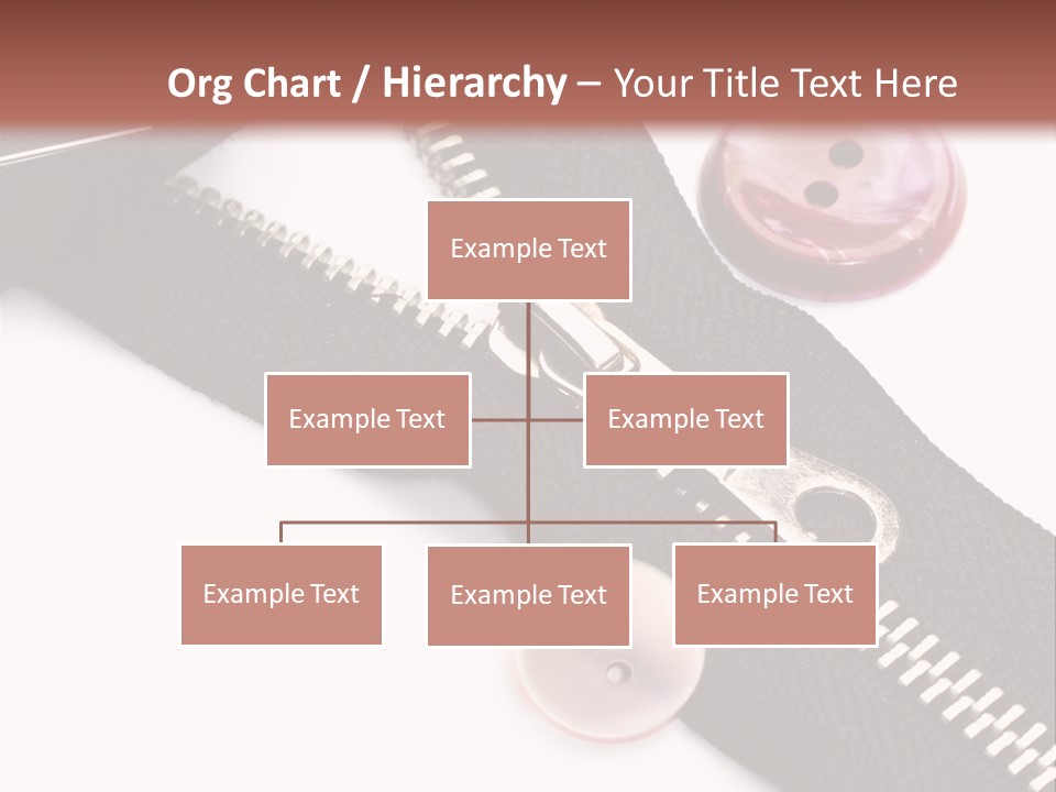 Sew Linen Needlework PowerPoint Template
