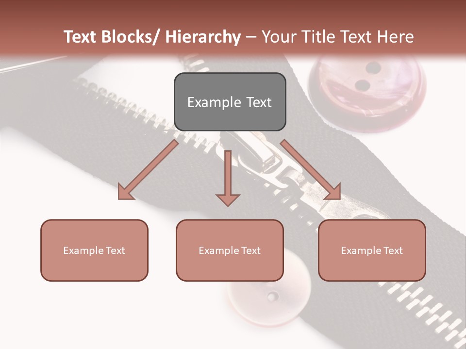 Sew Linen Needlework PowerPoint Template