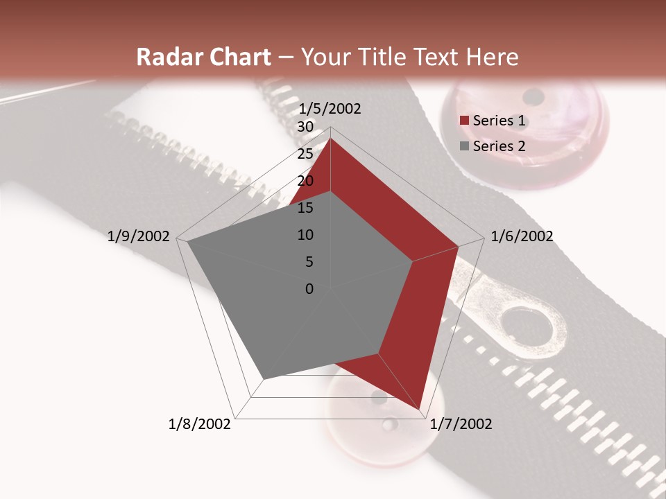 Sew Linen Needlework PowerPoint Template