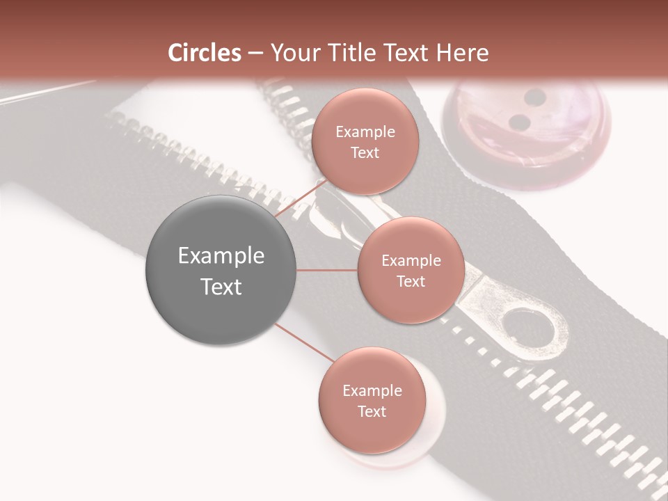 Sew Linen Needlework PowerPoint Template