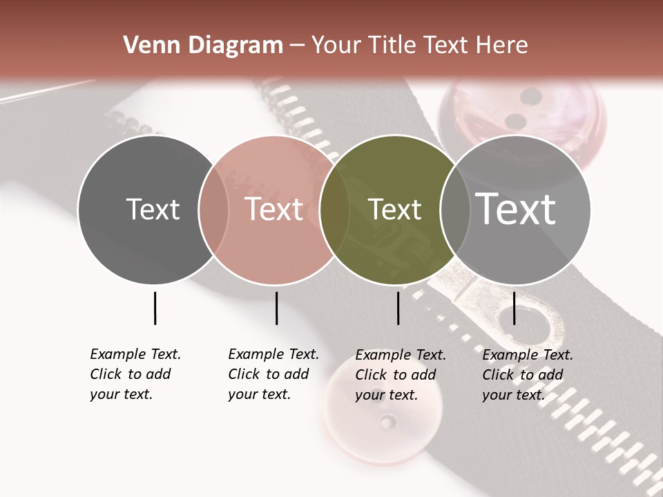 Sew Linen Needlework PowerPoint Template