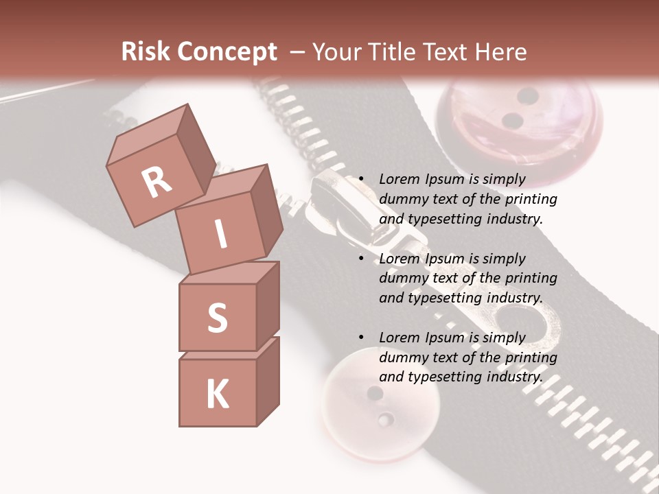 Sew Linen Needlework PowerPoint Template