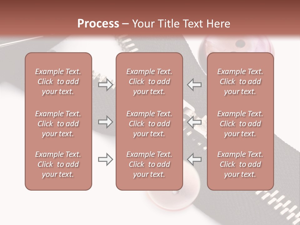 Sew Linen Needlework PowerPoint Template
