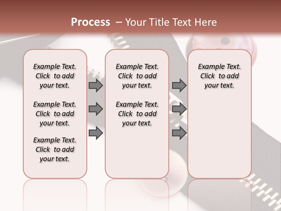 Sew Linen Needlework PowerPoint Template