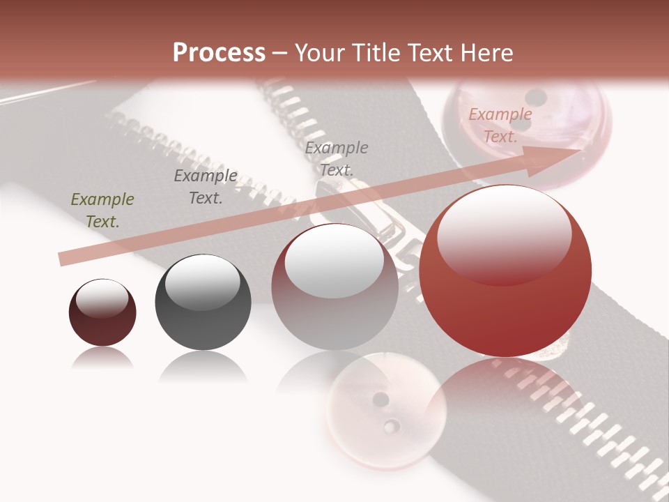 Sew Linen Needlework PowerPoint Template