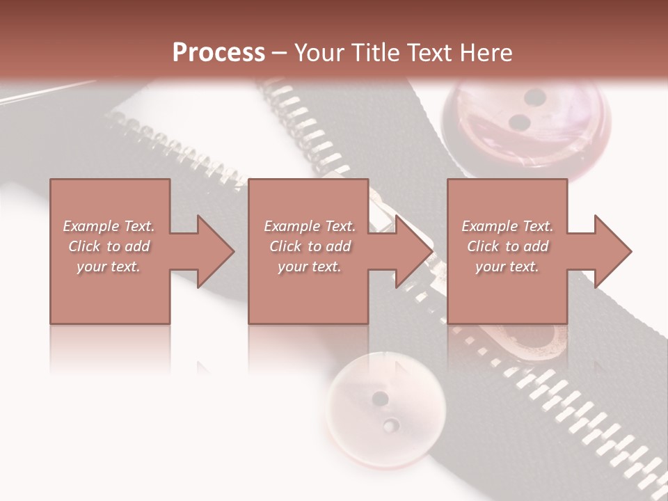 Sew Linen Needlework PowerPoint Template