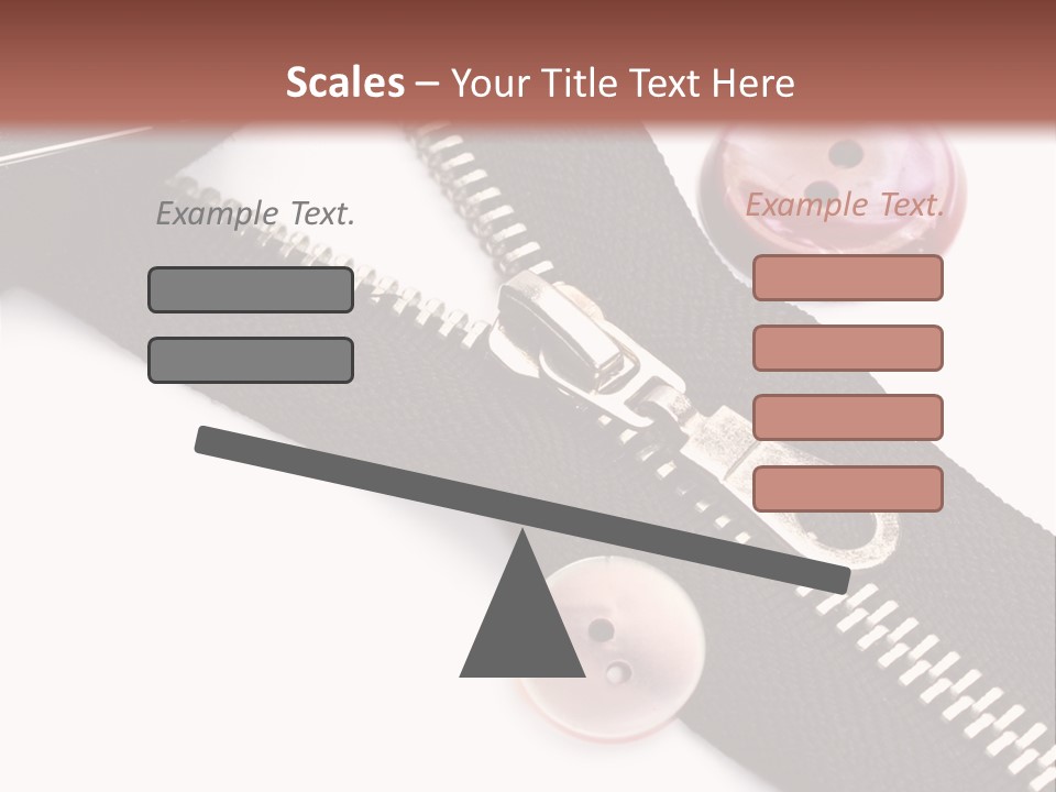 Sew Linen Needlework PowerPoint Template