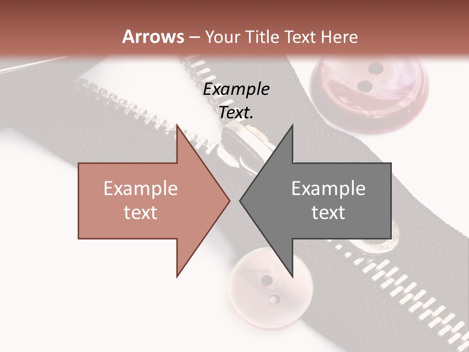 Sew Linen Needlework PowerPoint Template