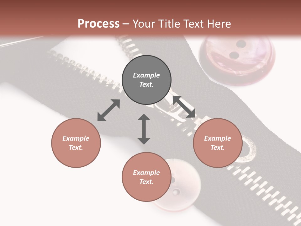 Sew Linen Needlework PowerPoint Template