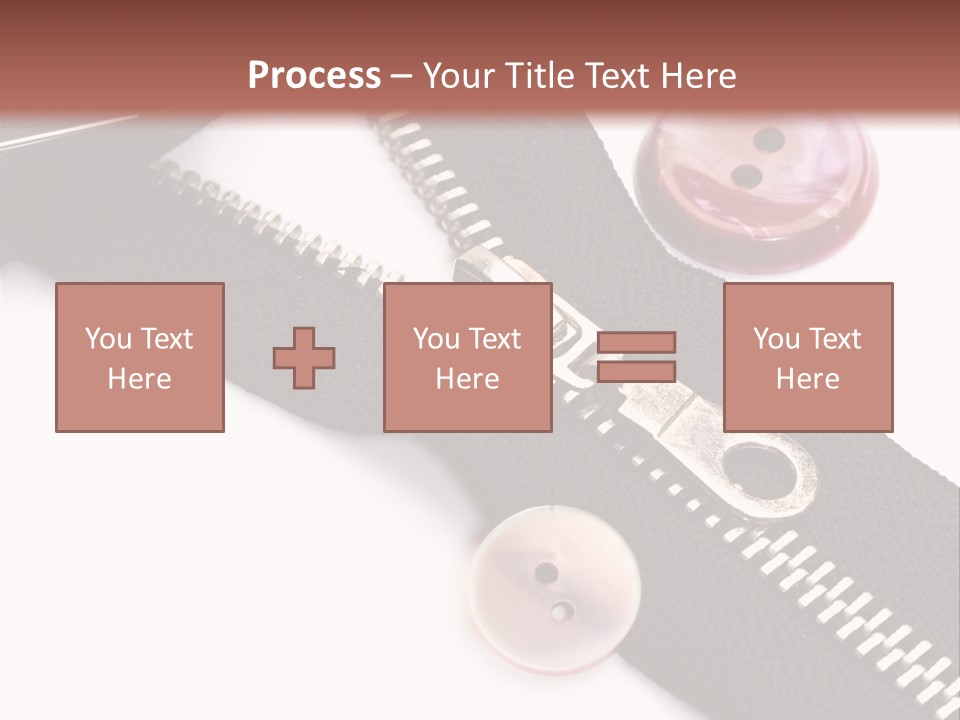 Sew Linen Needlework PowerPoint Template