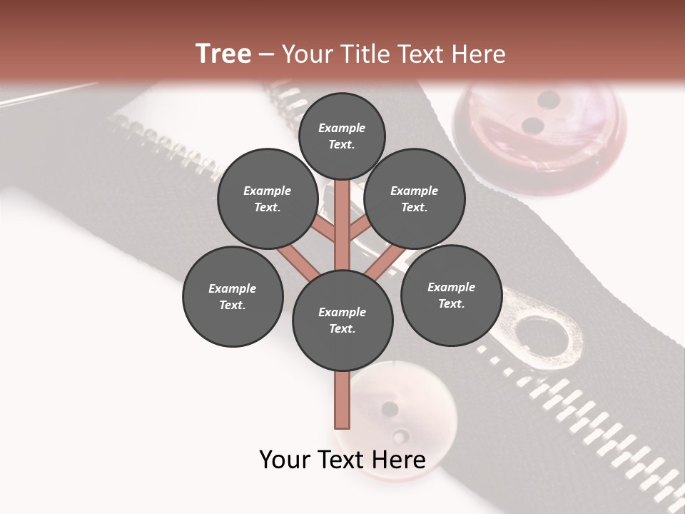 Sew Linen Needlework PowerPoint Template