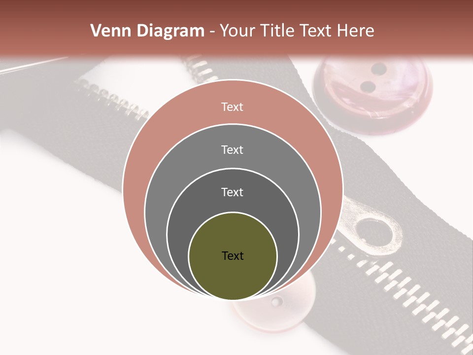 Sew Linen Needlework PowerPoint Template