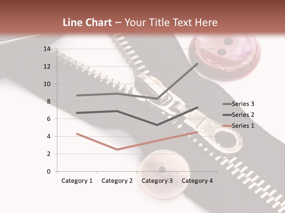 Sew Linen Needlework PowerPoint Template