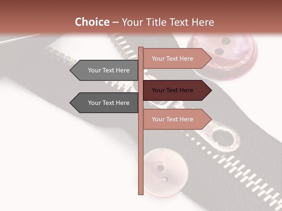 Sew Linen Needlework PowerPoint Template