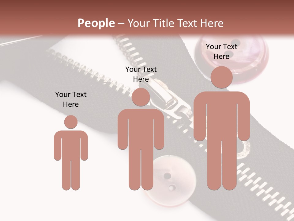 Sew Linen Needlework PowerPoint Template