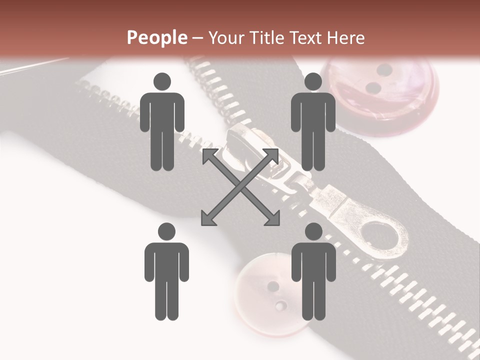 Sew Linen Needlework PowerPoint Template