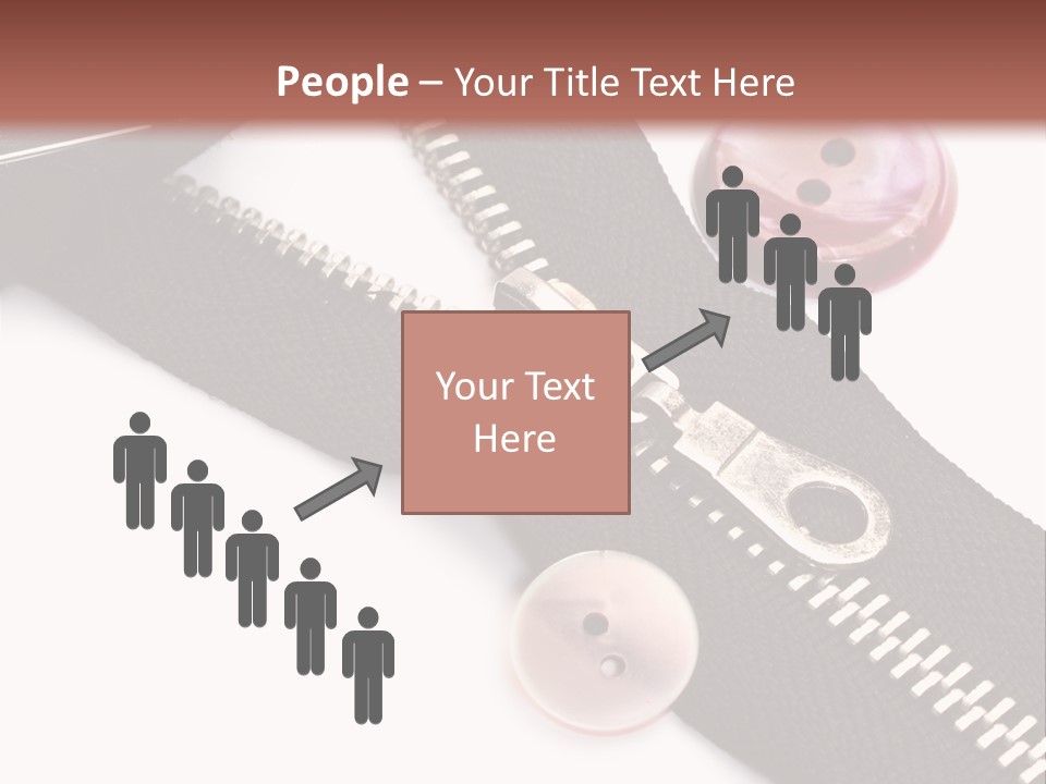 Sew Linen Needlework PowerPoint Template