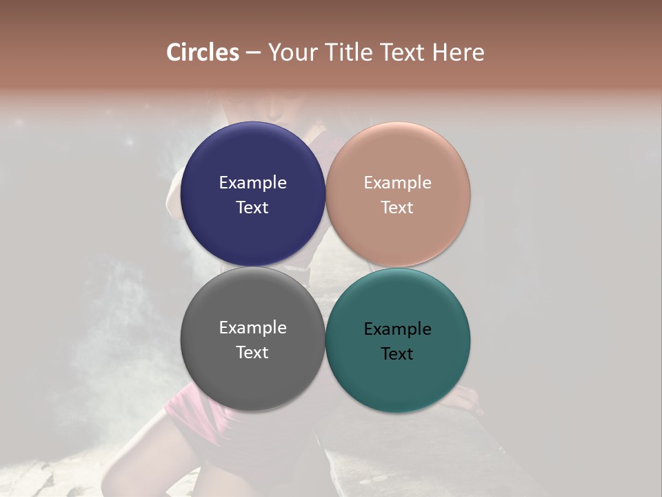 Shopping Fog Hairstyle PowerPoint Template