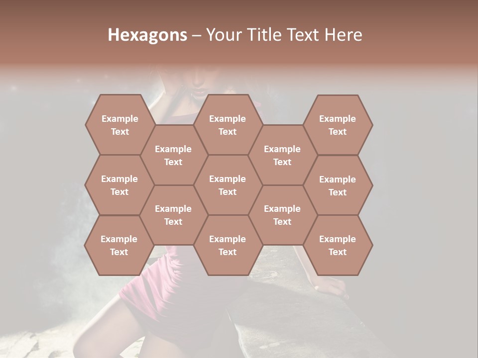 Shopping Fog Hairstyle PowerPoint Template