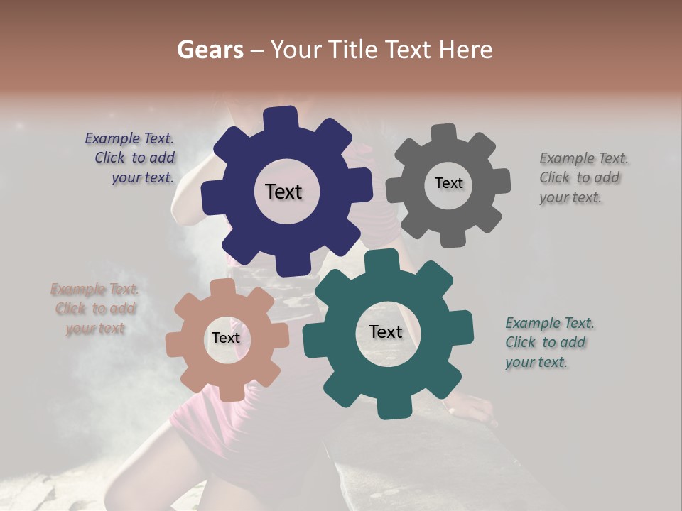 Shopping Fog Hairstyle PowerPoint Template