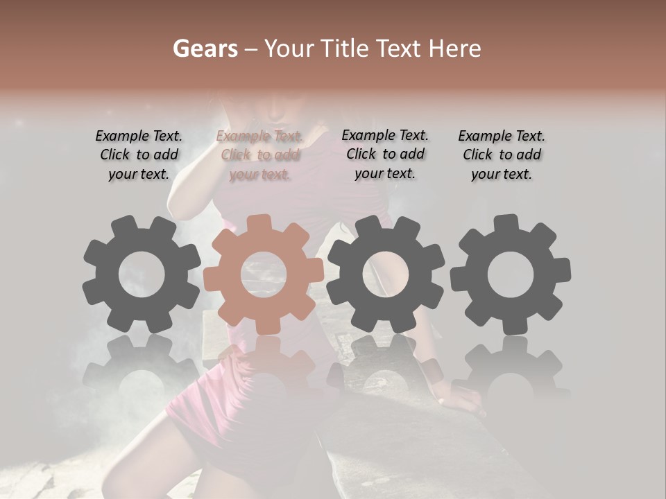 Shopping Fog Hairstyle PowerPoint Template