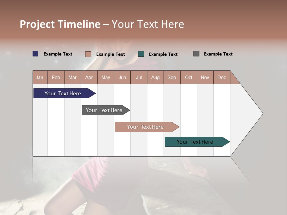 Shopping Fog Hairstyle PowerPoint Template