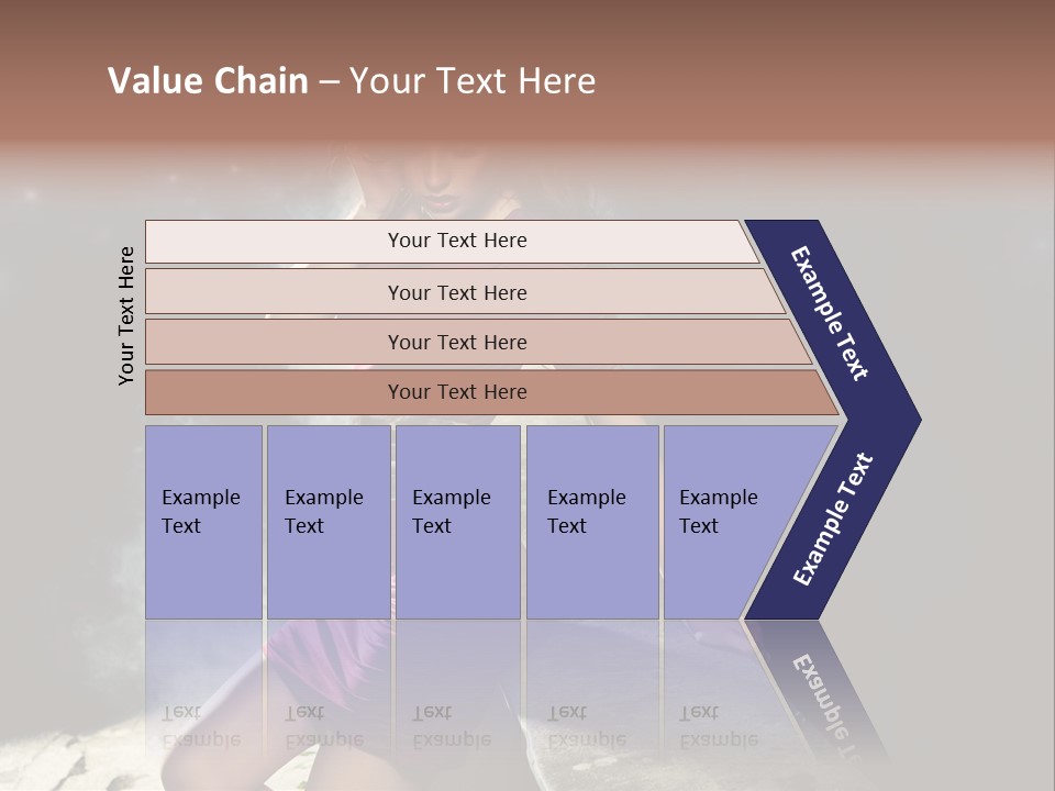 Shopping Fog Hairstyle PowerPoint Template