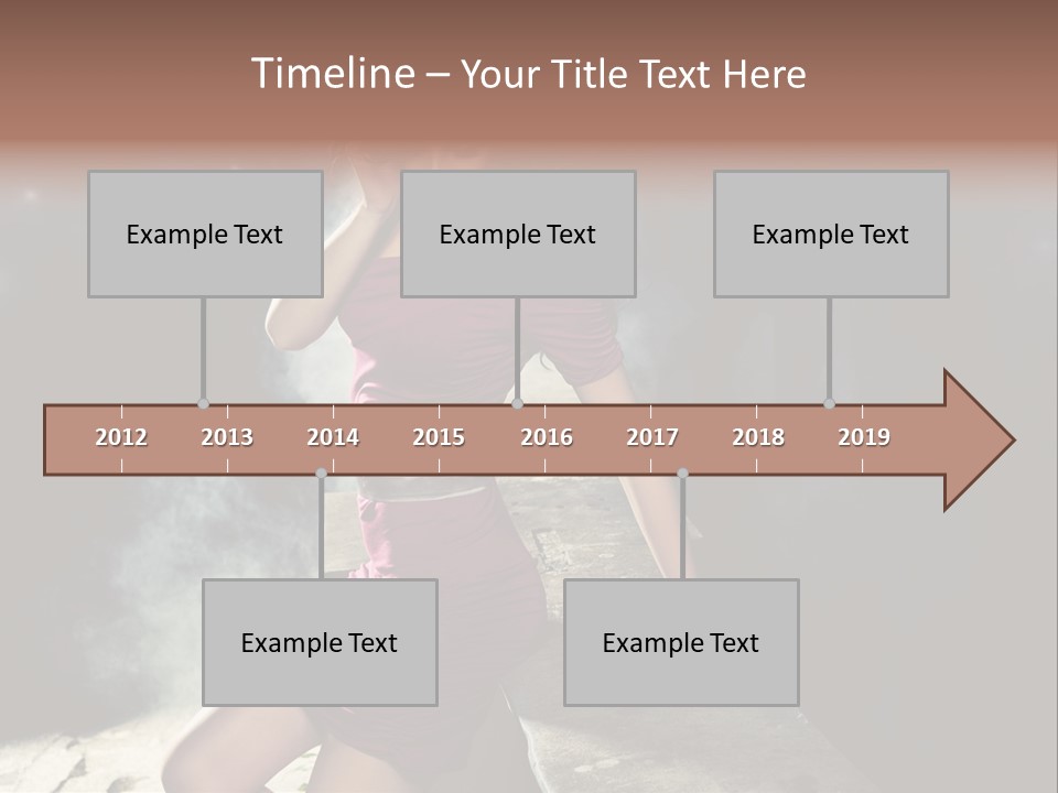 Shopping Fog Hairstyle PowerPoint Template