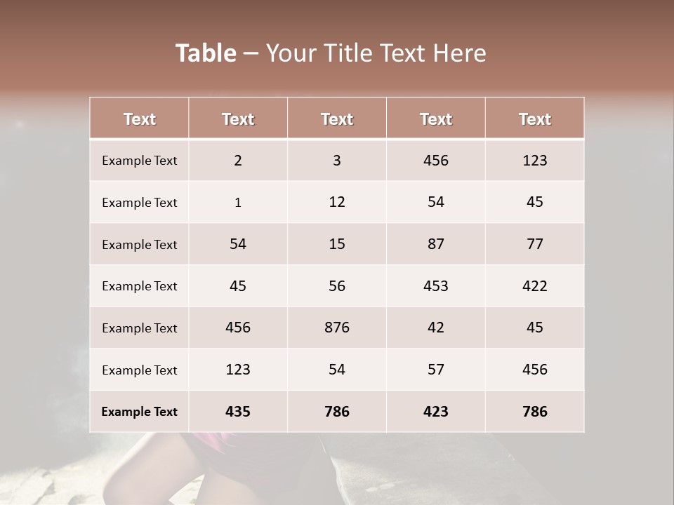 Shopping Fog Hairstyle PowerPoint Template