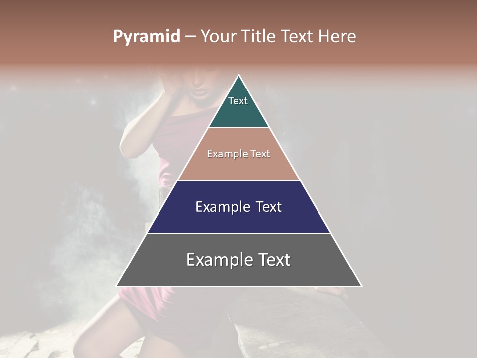 Shopping Fog Hairstyle PowerPoint Template