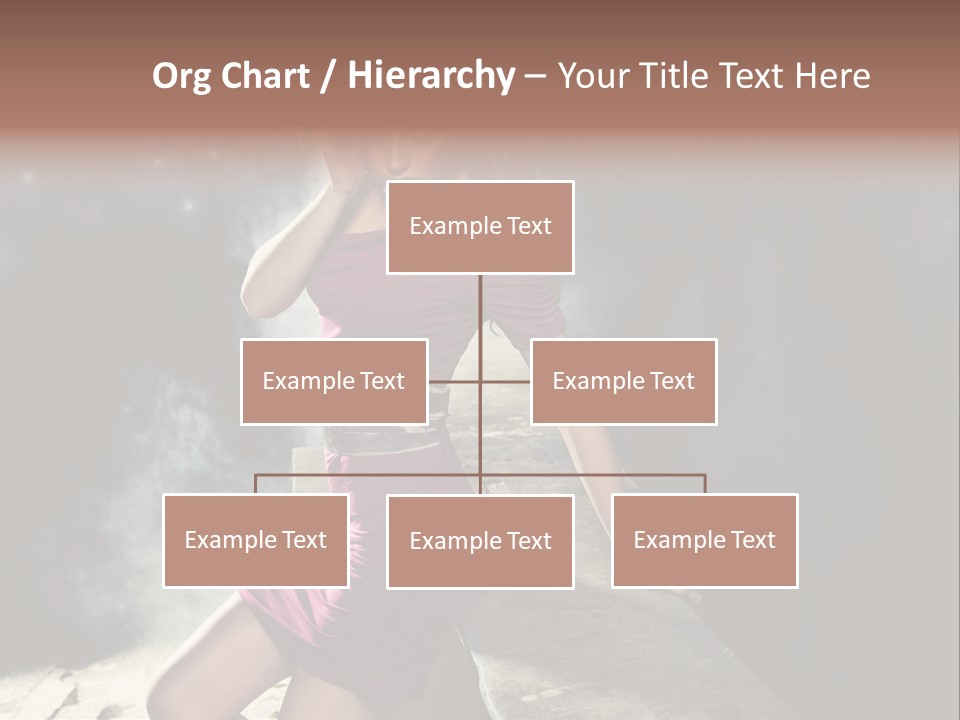 Shopping Fog Hairstyle PowerPoint Template