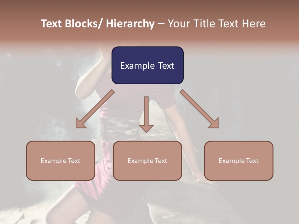 Shopping Fog Hairstyle PowerPoint Template