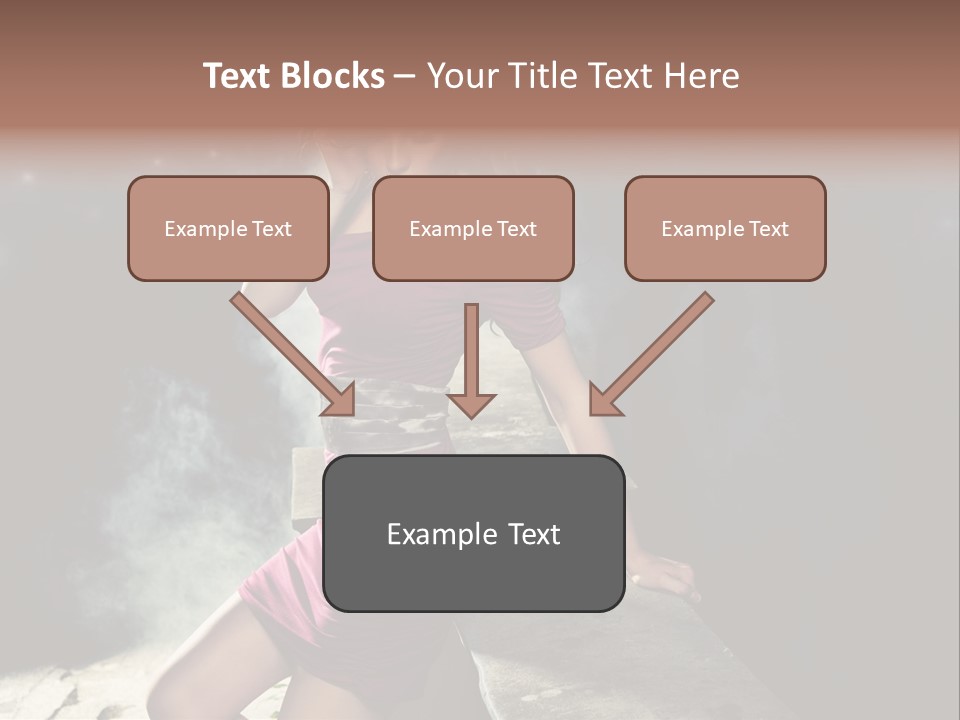 Shopping Fog Hairstyle PowerPoint Template
