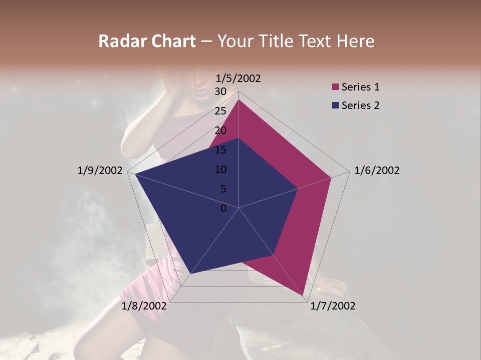 Shopping Fog Hairstyle PowerPoint Template