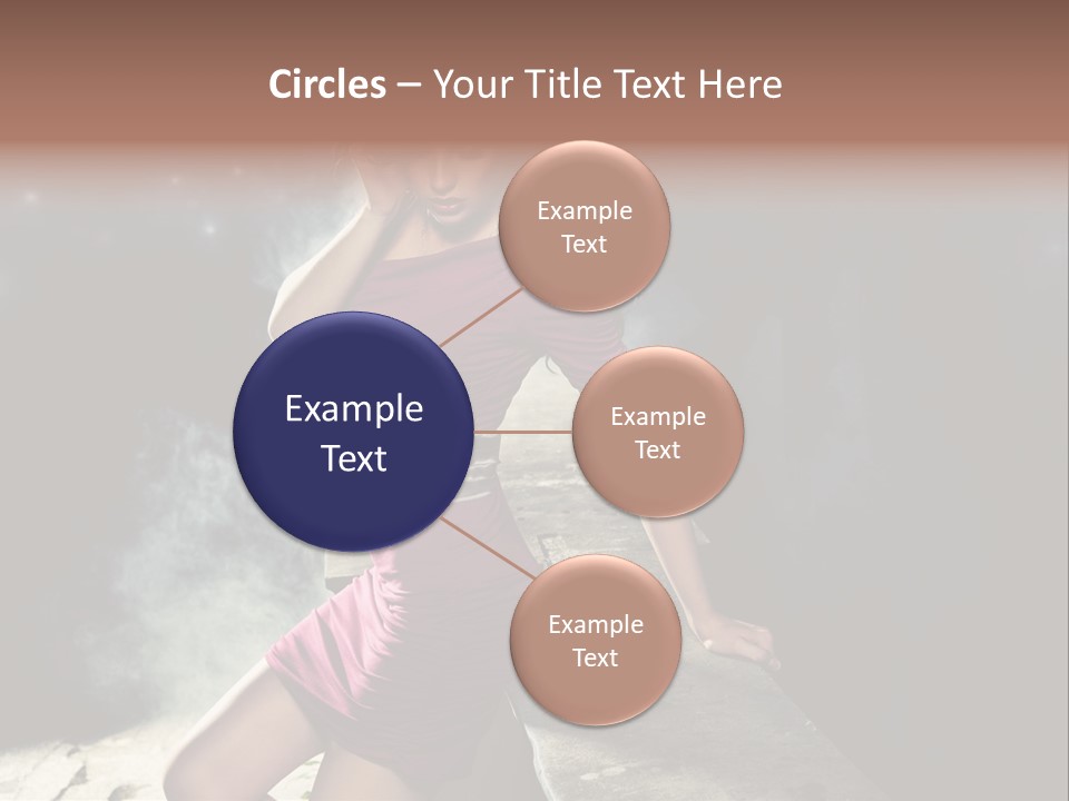 Shopping Fog Hairstyle PowerPoint Template