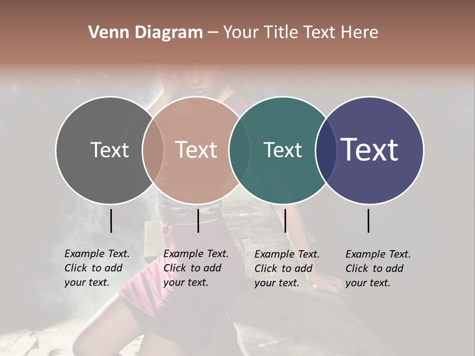 Shopping Fog Hairstyle PowerPoint Template