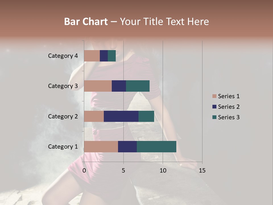 Shopping Fog Hairstyle PowerPoint Template