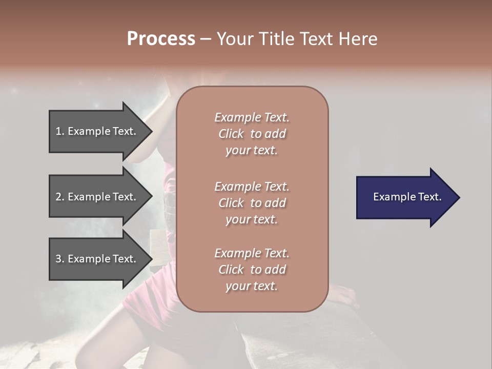 Shopping Fog Hairstyle PowerPoint Template