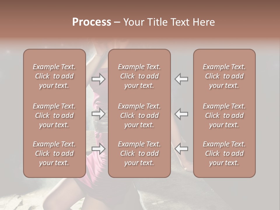 Shopping Fog Hairstyle PowerPoint Template