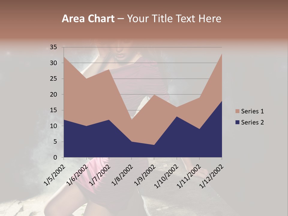 Shopping Fog Hairstyle PowerPoint Template