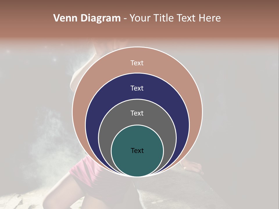 Shopping Fog Hairstyle PowerPoint Template