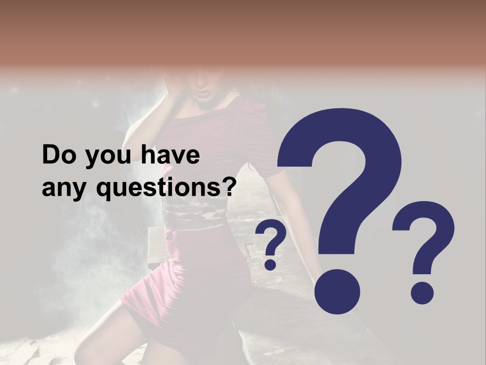 Shopping Fog Hairstyle PowerPoint Template