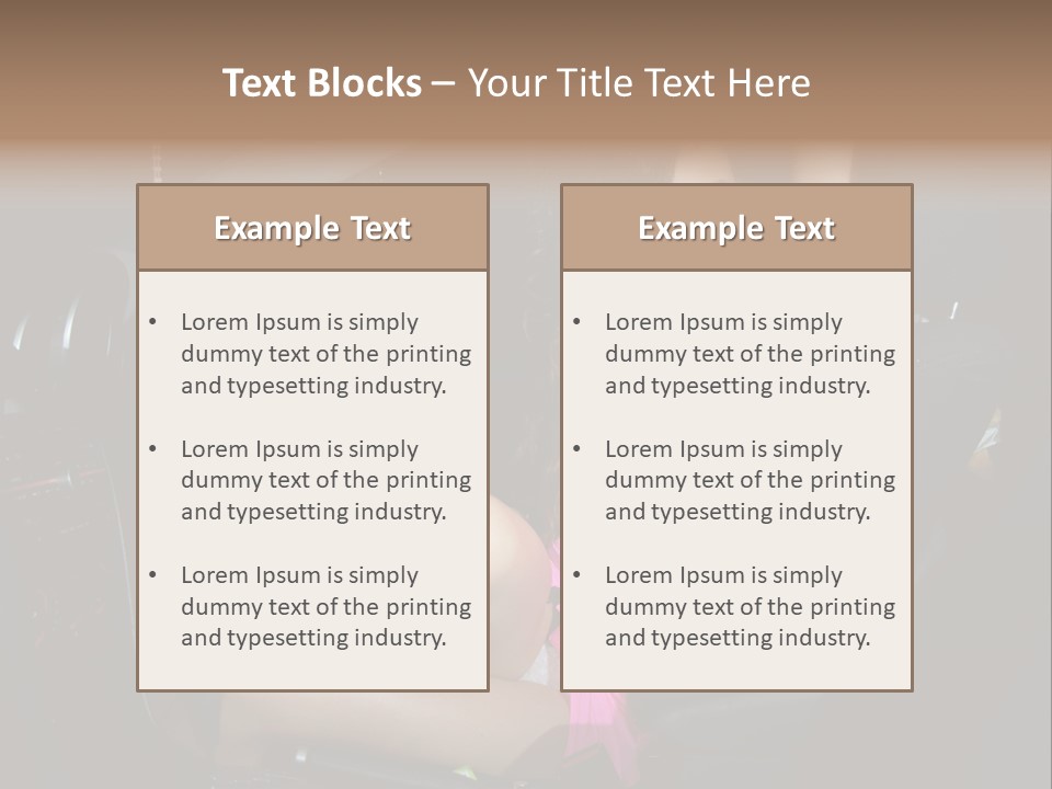 Plaster Room Comfort PowerPoint Template