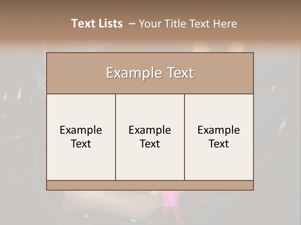 Plaster Room Comfort PowerPoint Template
