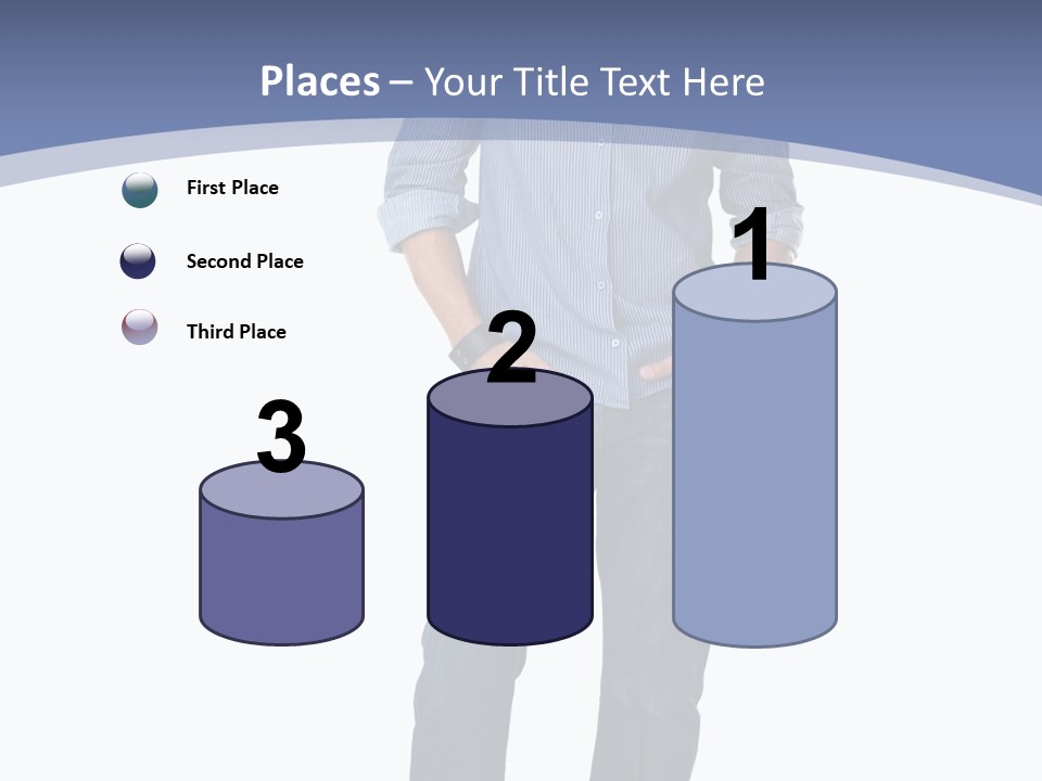 A Man Standing With His Hands In His Pockets PowerPoint Template