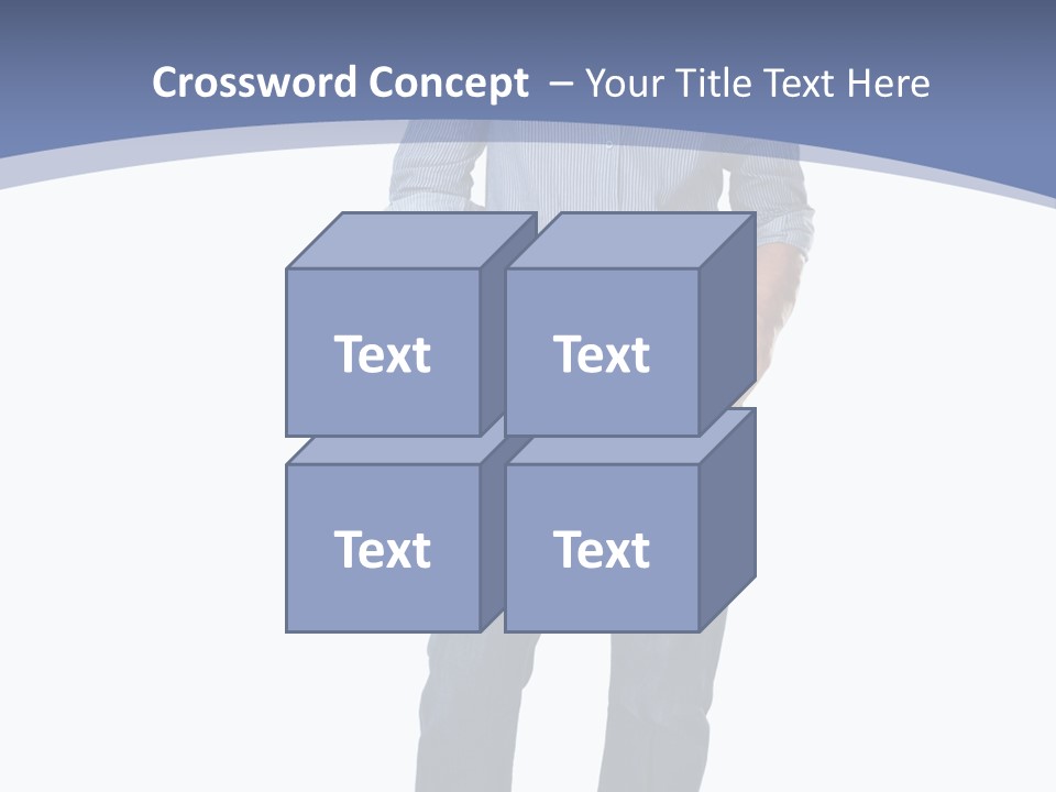 A Man Standing With His Hands In His Pockets PowerPoint Template