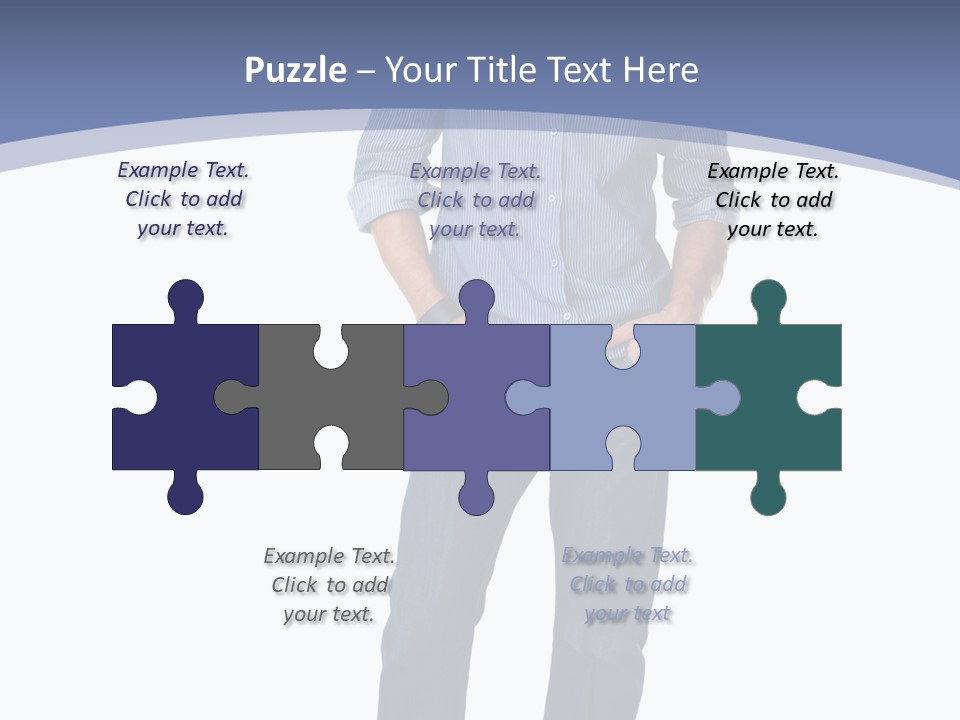 A Man Standing With His Hands In His Pockets PowerPoint Template