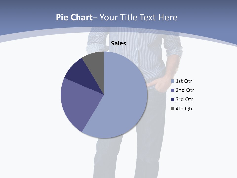 A Man Standing With His Hands In His Pockets PowerPoint Template